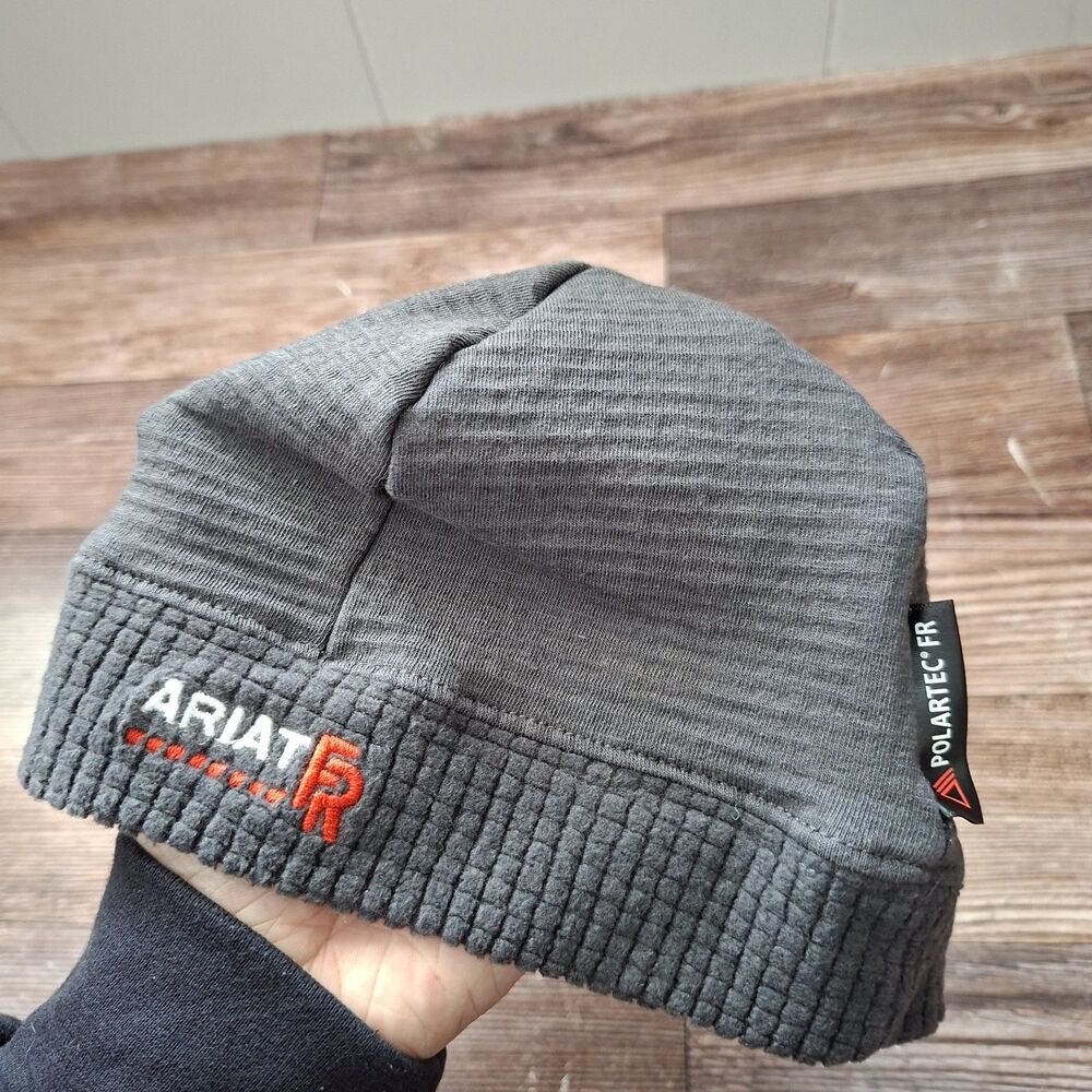 Ariat FR Polartec Beanie Hat Men’s Flame Resistant Work Cap Gray